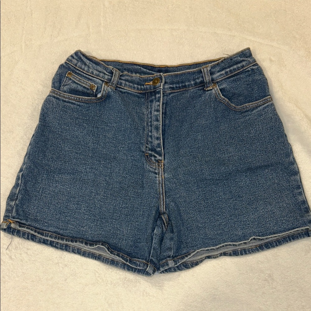 Vintage High-Rise Denim Shorts